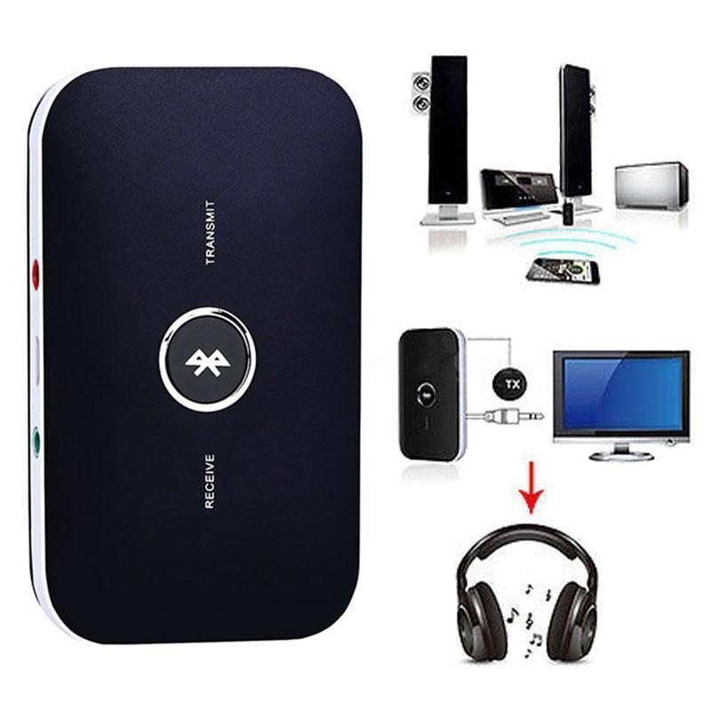 TEQ HIFI Wireless Bluetooth Audio Transmitter Receiver 3.5mm or RCA Music Adapter 2 in1 TEQ HIFI Wireless Bluetooth Audio Transmitter Receiver 3.5mm or RCA Music Adapter 2 in1